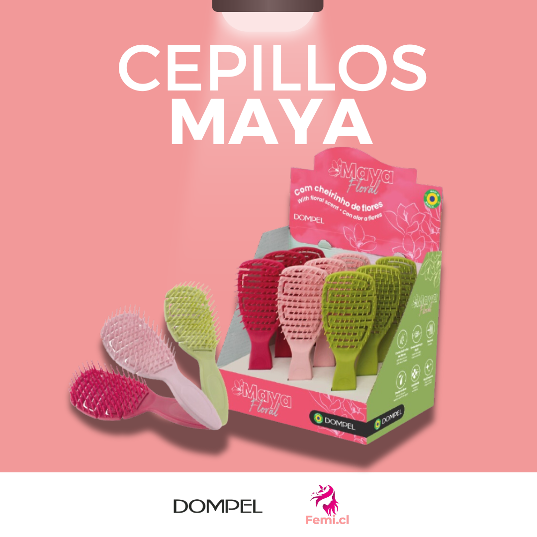 Caja Cepillo Maya Dompel con Aroma (caja 9 unidades)