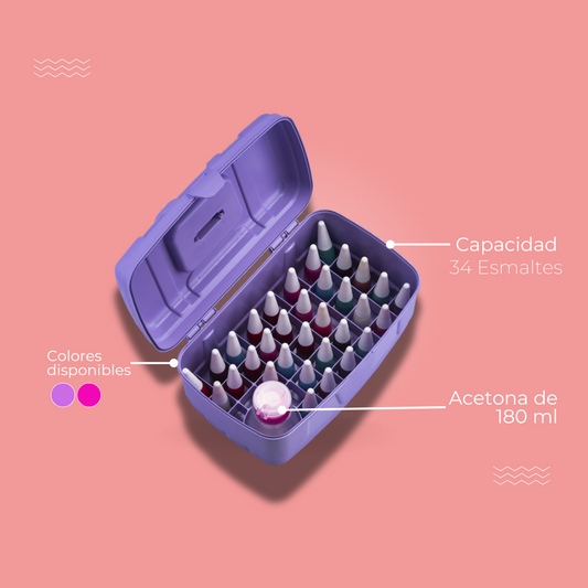 Valija Manicura Morado