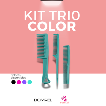 Kit Trio Color Turquesa