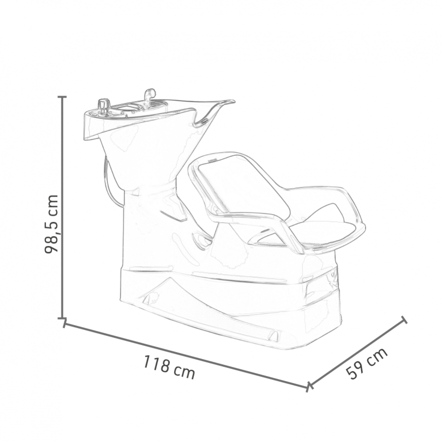 Lavapelos Champ Reclinable Tapiz Gris