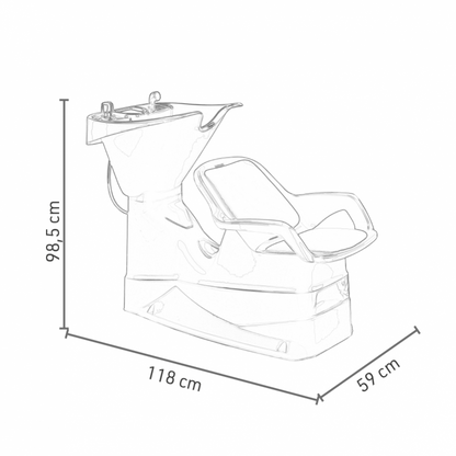 Lavapelos Champ Reclinable Tapiz Gris
